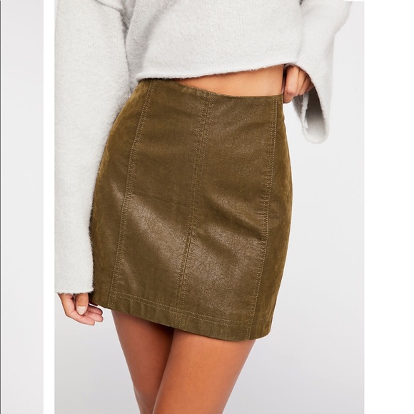 Free People Suede miniskirt - Picture 9 of 10